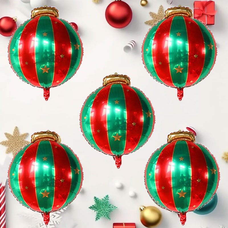 Wedding Decor Supply Store - 5 pz Rosso Verde Palla Di