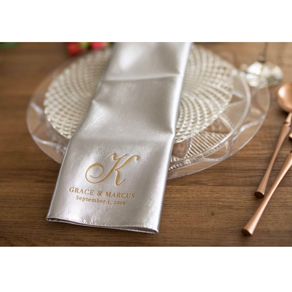 Table Number Gold - 100 tovaglioli da cocktail personalizzati, con