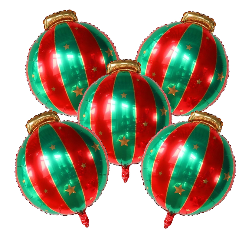 5 pz Rosso Verde Palla Di Nata - Wedding Decor Supply Store recensione e prezzo