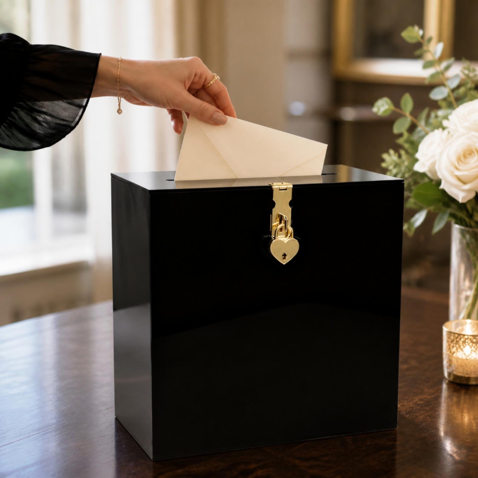 Scatola in acrilico trasparent - Wedding Card Box recensione e prezzo