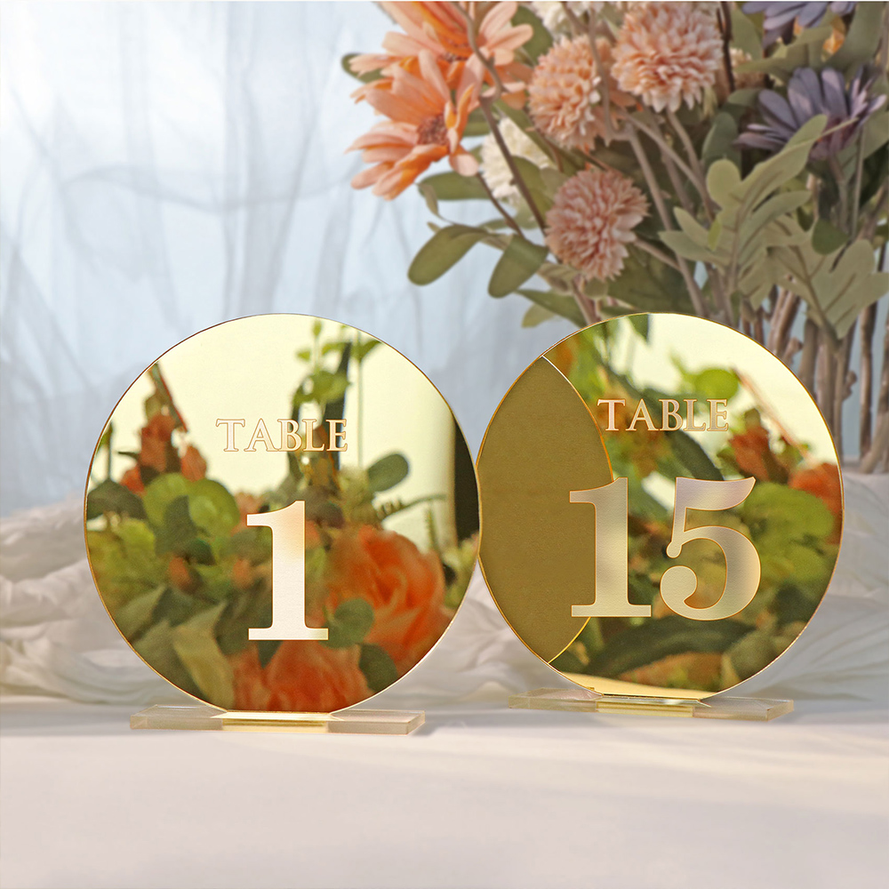Segno del numero della tabella - Table Number Gold recensione e prezzo