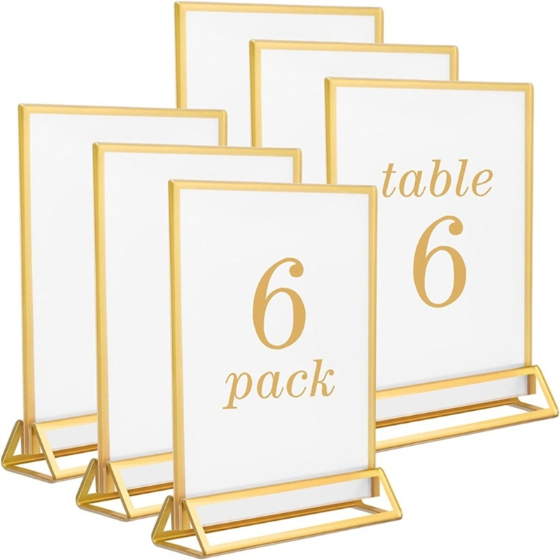 Supporto per numeri da tavolo  - Table Number Gold recensione e prezzo