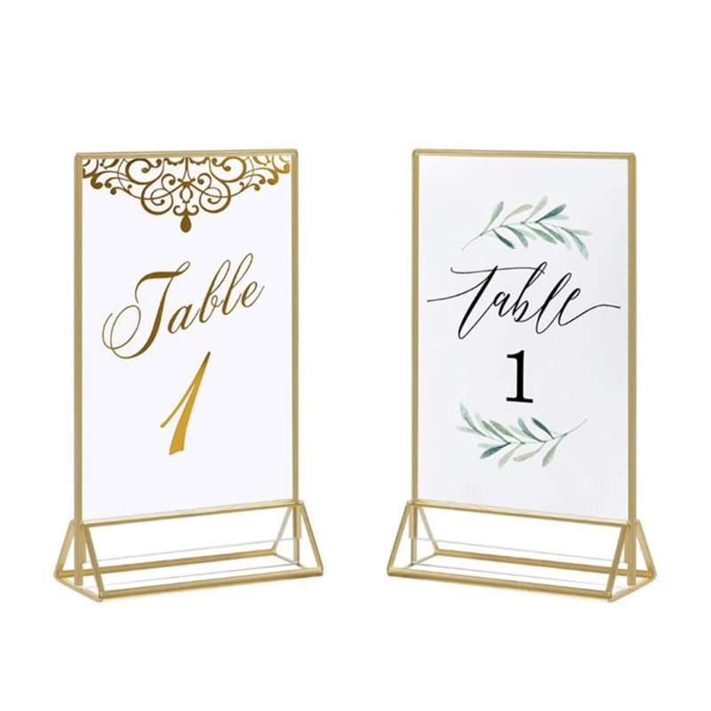 Supporto per numeri da tavolo  - Table Number Gold recensione e prezzo