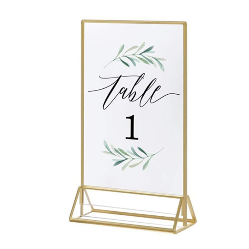 Supporto per numeri da tavolo  - Table Number Gold recensione e prezzo
