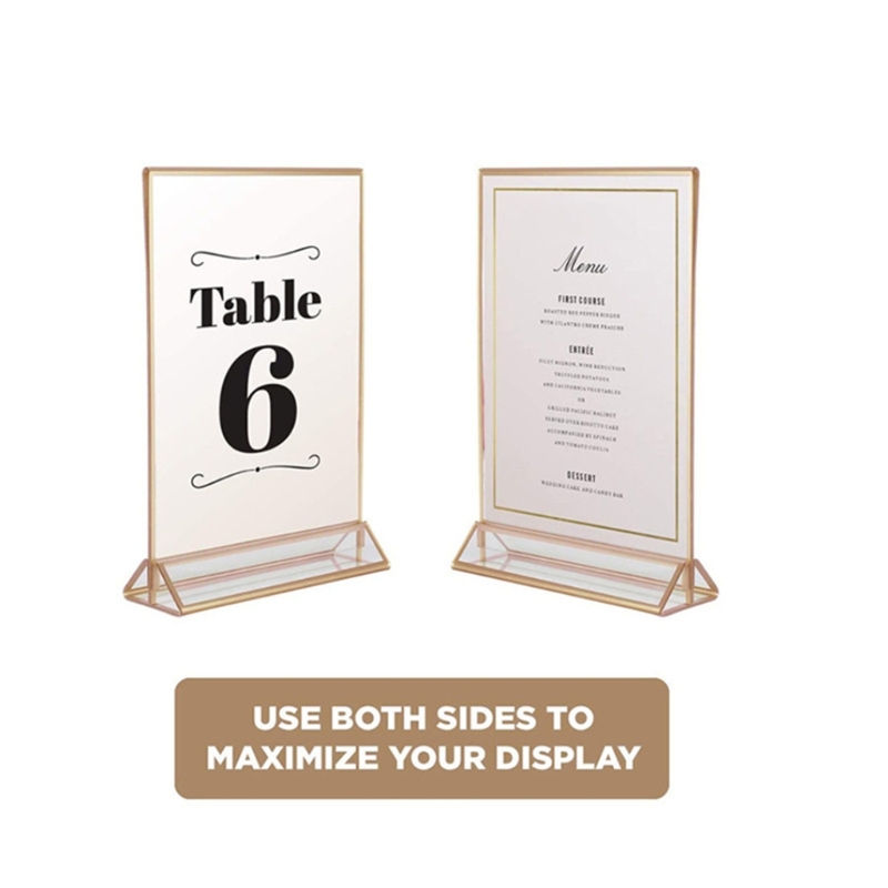 Supporto per numeri da tavolo  - Table Number Gold recensione e prezzo