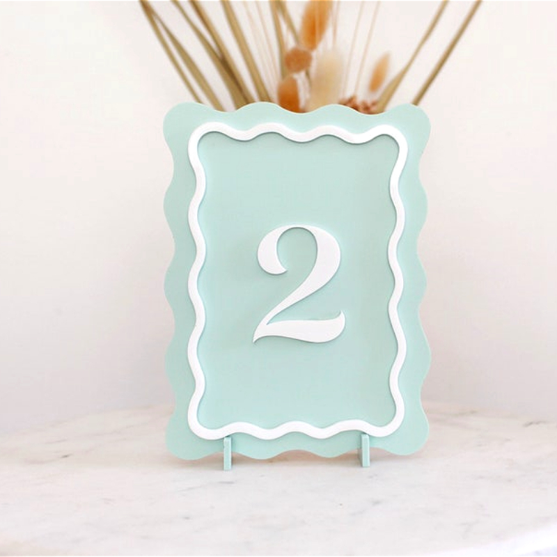 Numeri da Tavolo Ondulati per  - Table Number Gold recensione e prezzo