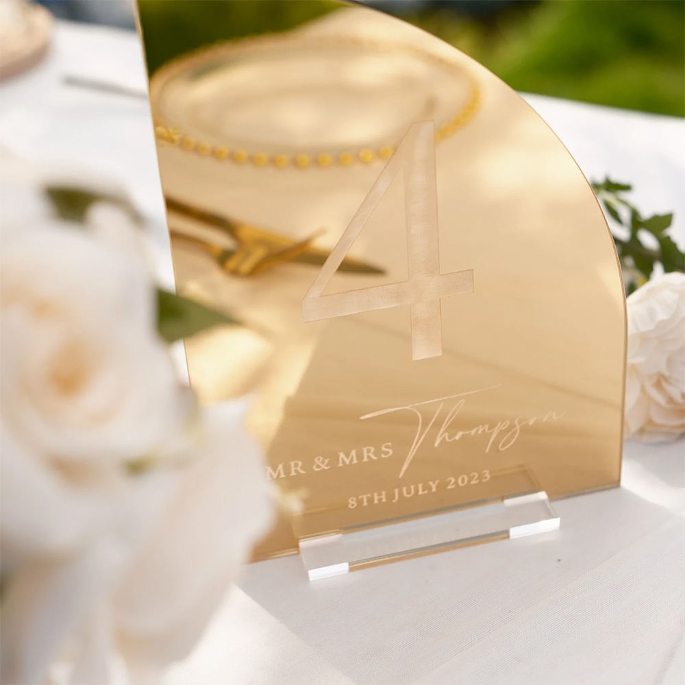 Insegna Personalizzata per Bar - Table Number Gold recensione e prezzo