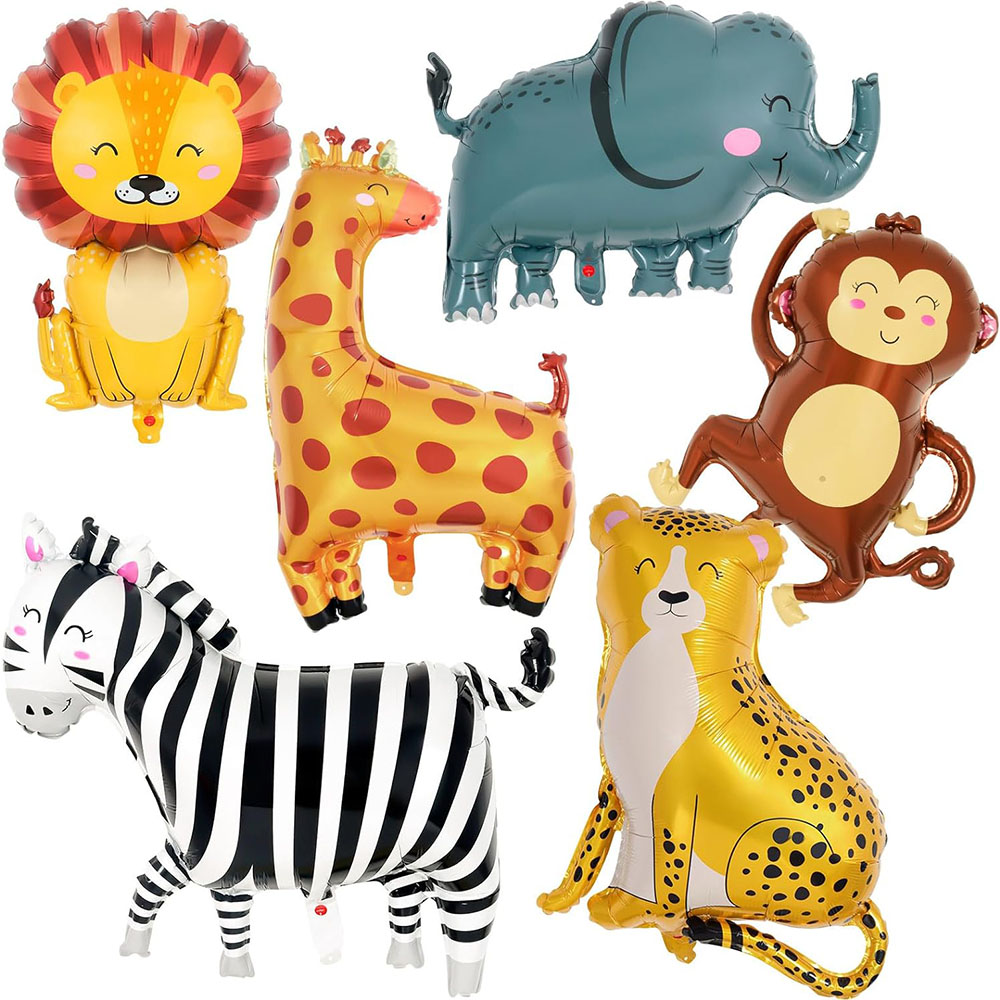 6 palloncini in foil a tema an - Wedding Zoo recensione e prezzo