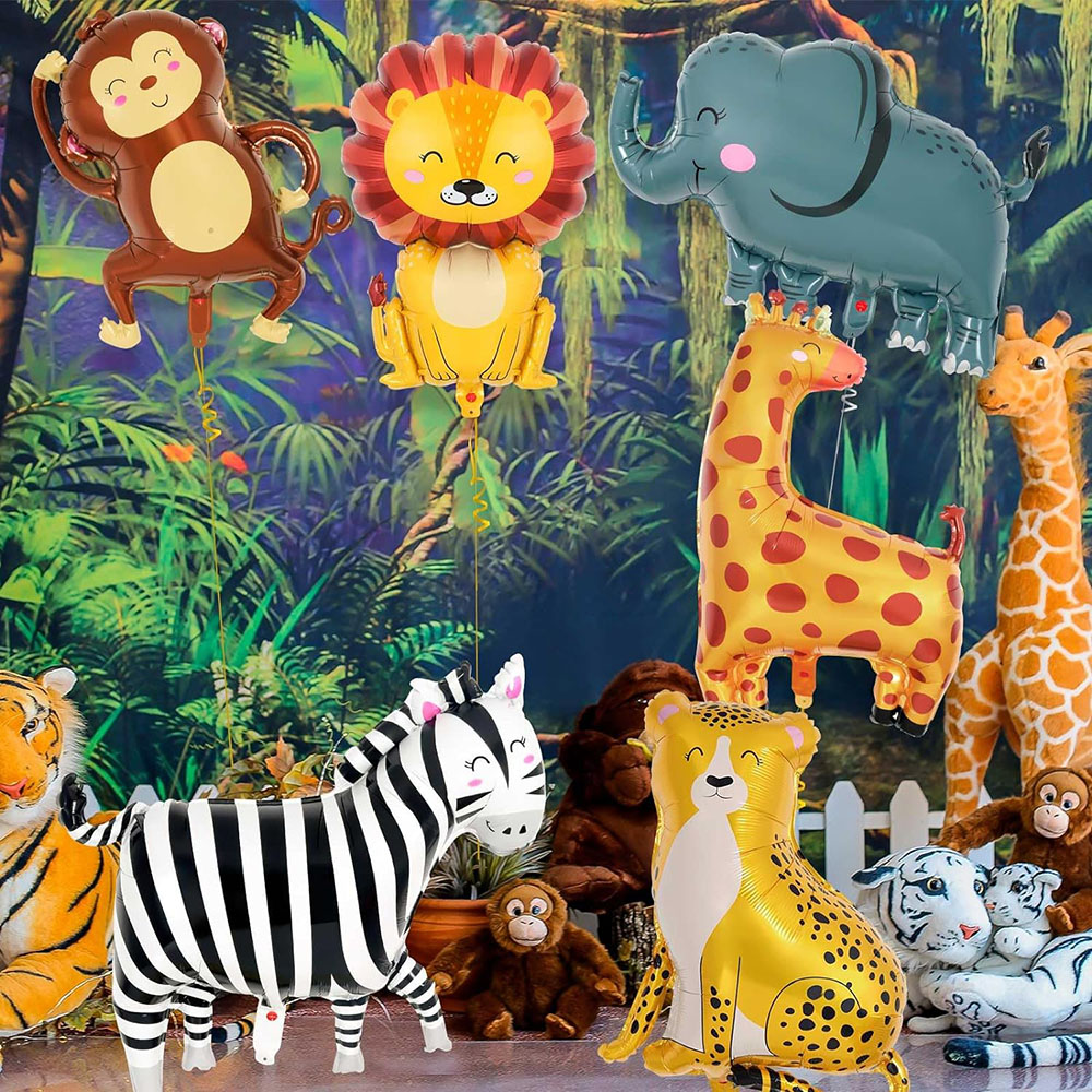 6 palloncini in foil a tema an - Wedding Zoo recensione e prezzo