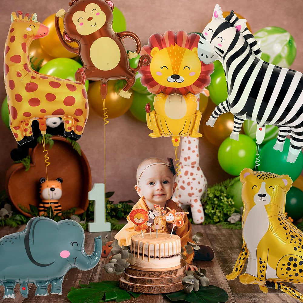 6 palloncini in foil a tema an - Wedding Zoo recensione e prezzo